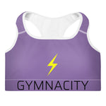 Gymnacity Purple Icon Padded Sports Bra