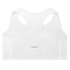 Gymnacity White Bolt Padded Sports Bra