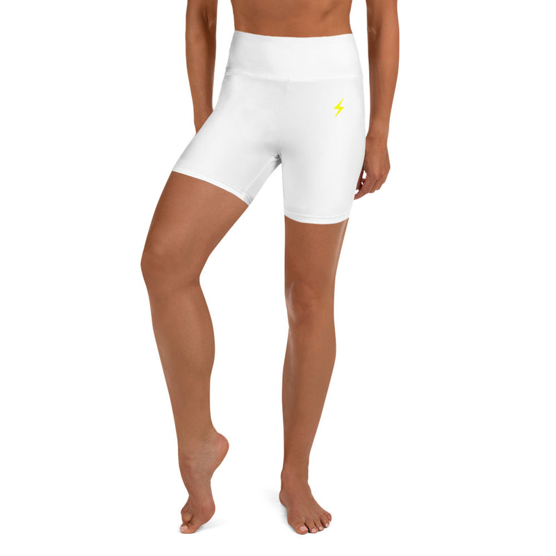 Gymnacity White Flex Training Shorts