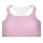 Gymnacity Rose Bolt Padded Sports Bra