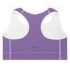 Gymnacity Purple Bolt Padded Sports Bra