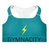 Gymnacity Turquoise Icon Padded Sports Bra